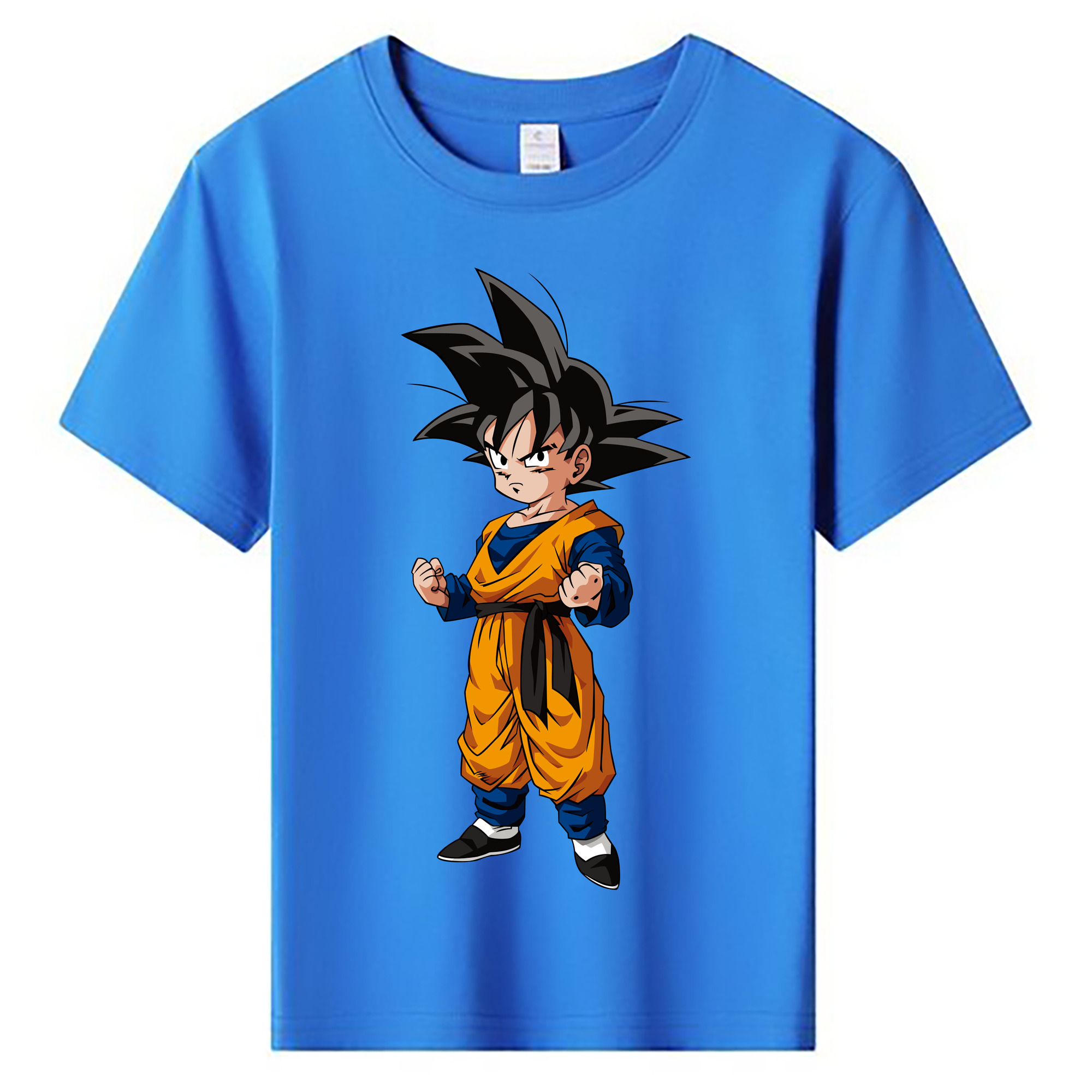 （画像用） ドラゴンボール 孫悟空（そん ごくう）Son Goku カカロット DRAGON BALL Kakarotto 綿100％キッズTシャツ（フロントプリント）